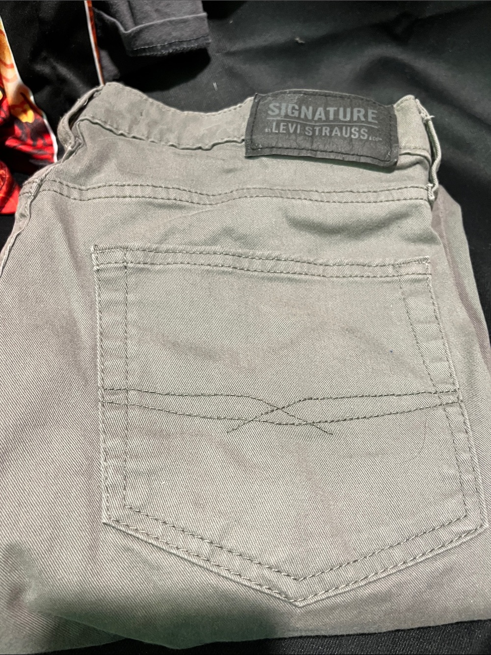 Signature Levi Strauss Men's Cargo Pants — Gray